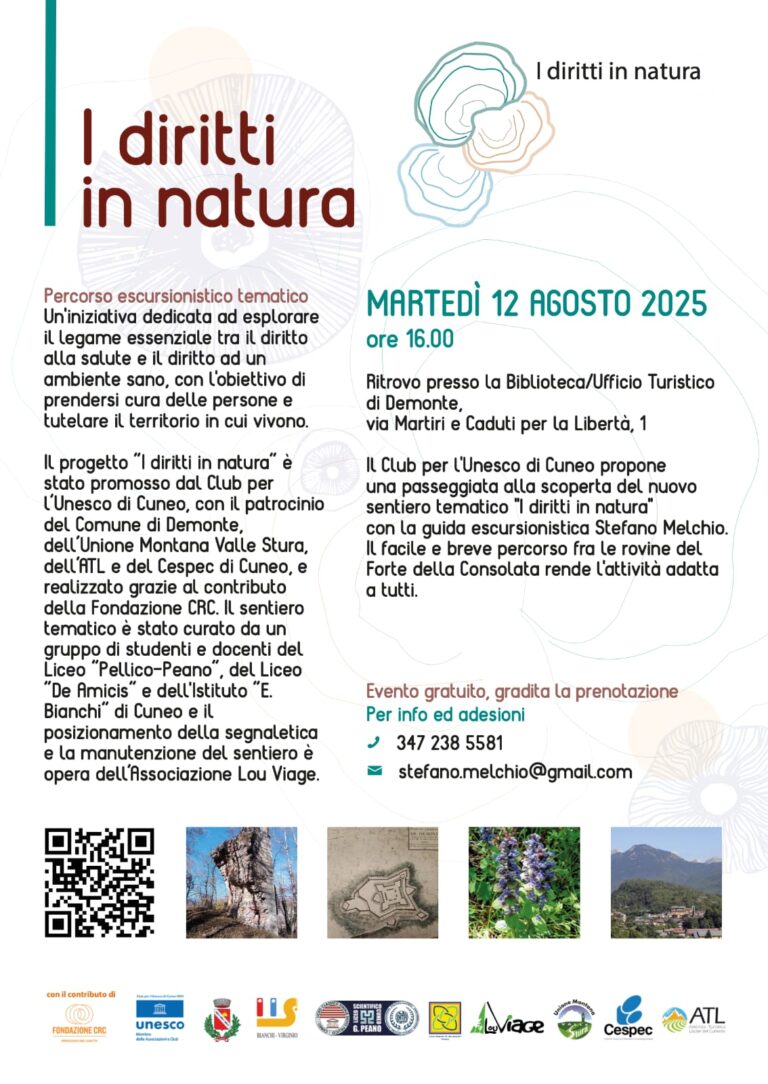 Scopri di più sull'articolo I Diritti in natura Martedì 12 Agosto2025