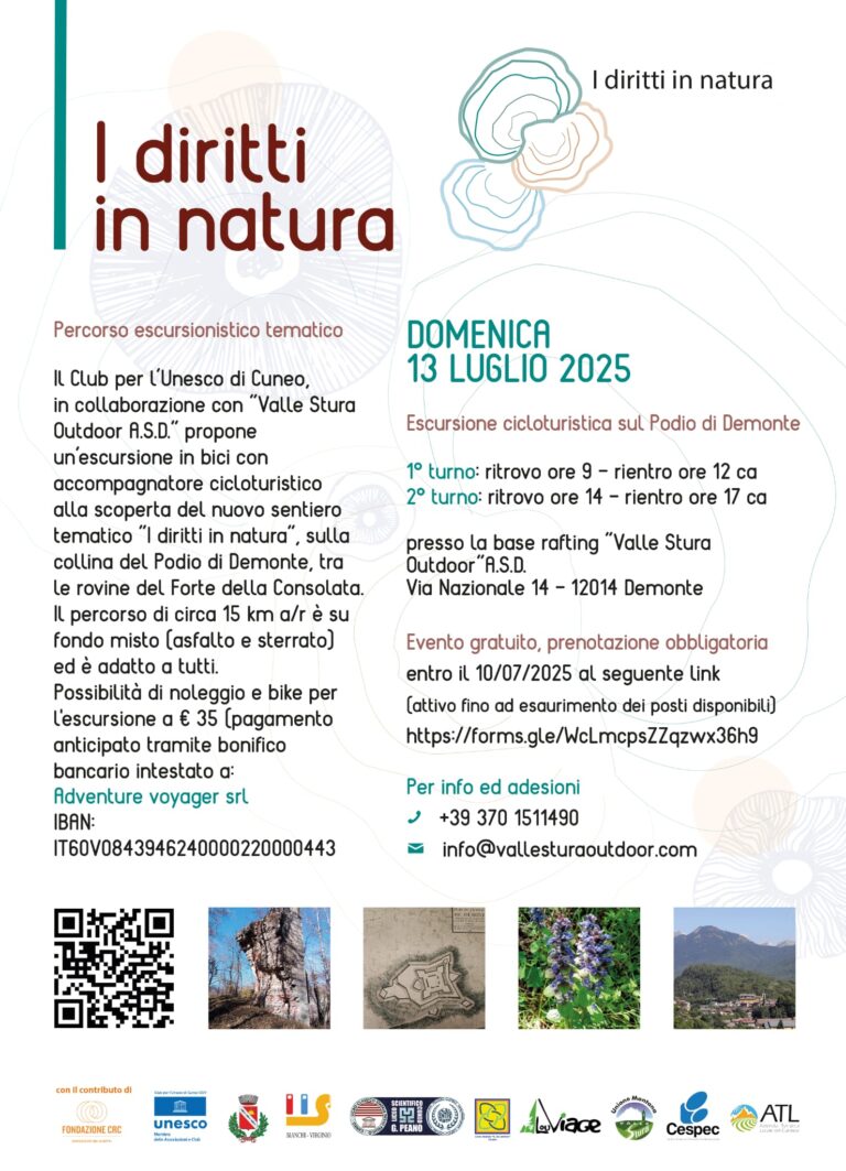 Scopri di più sull'articolo I Diritti in natura Domenica 13 luglio 2025